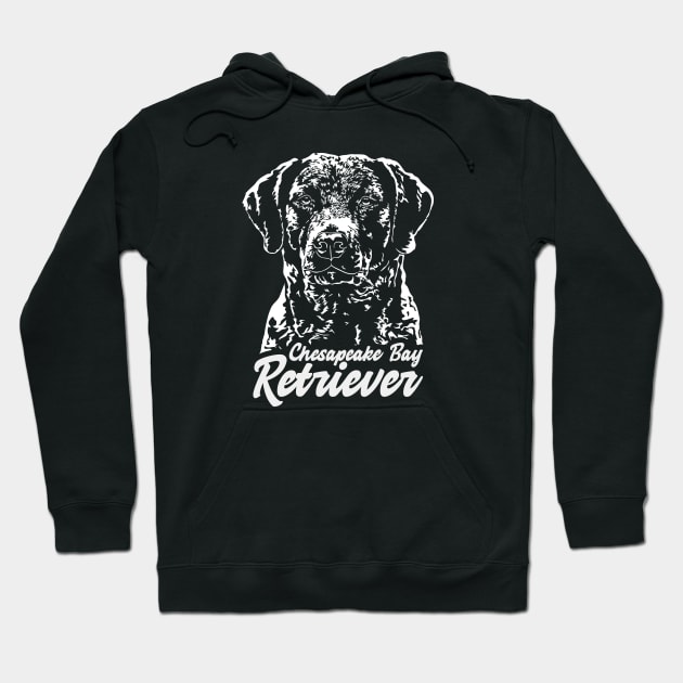 Chesapeake Bay Retriever Dog Portrait Hoodie by wilsigns